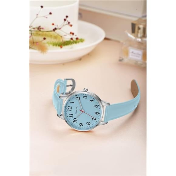Women's Watch Elegant Watch for Women Leather Band Ladies Watch Waterproof - Picture 2 of 6